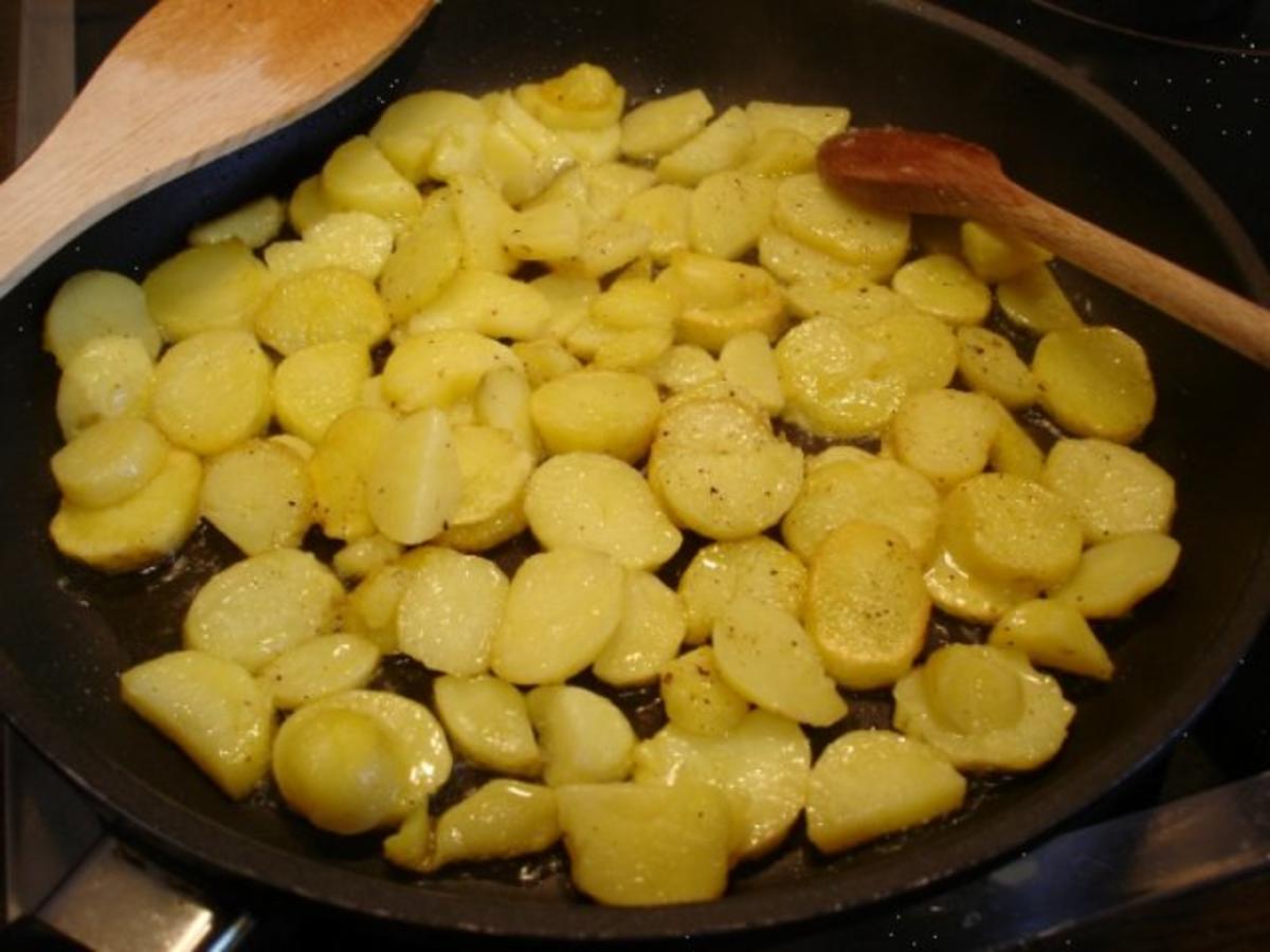 Bratkartoffeln mit Sülze - Rezept - Bild Nr. 9