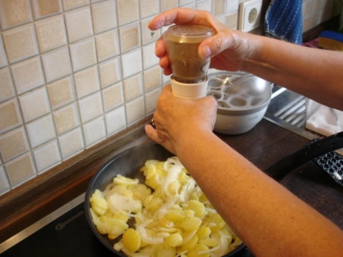 Bratkartoffeln mit Sülze - Rezept - Bild Nr. 11