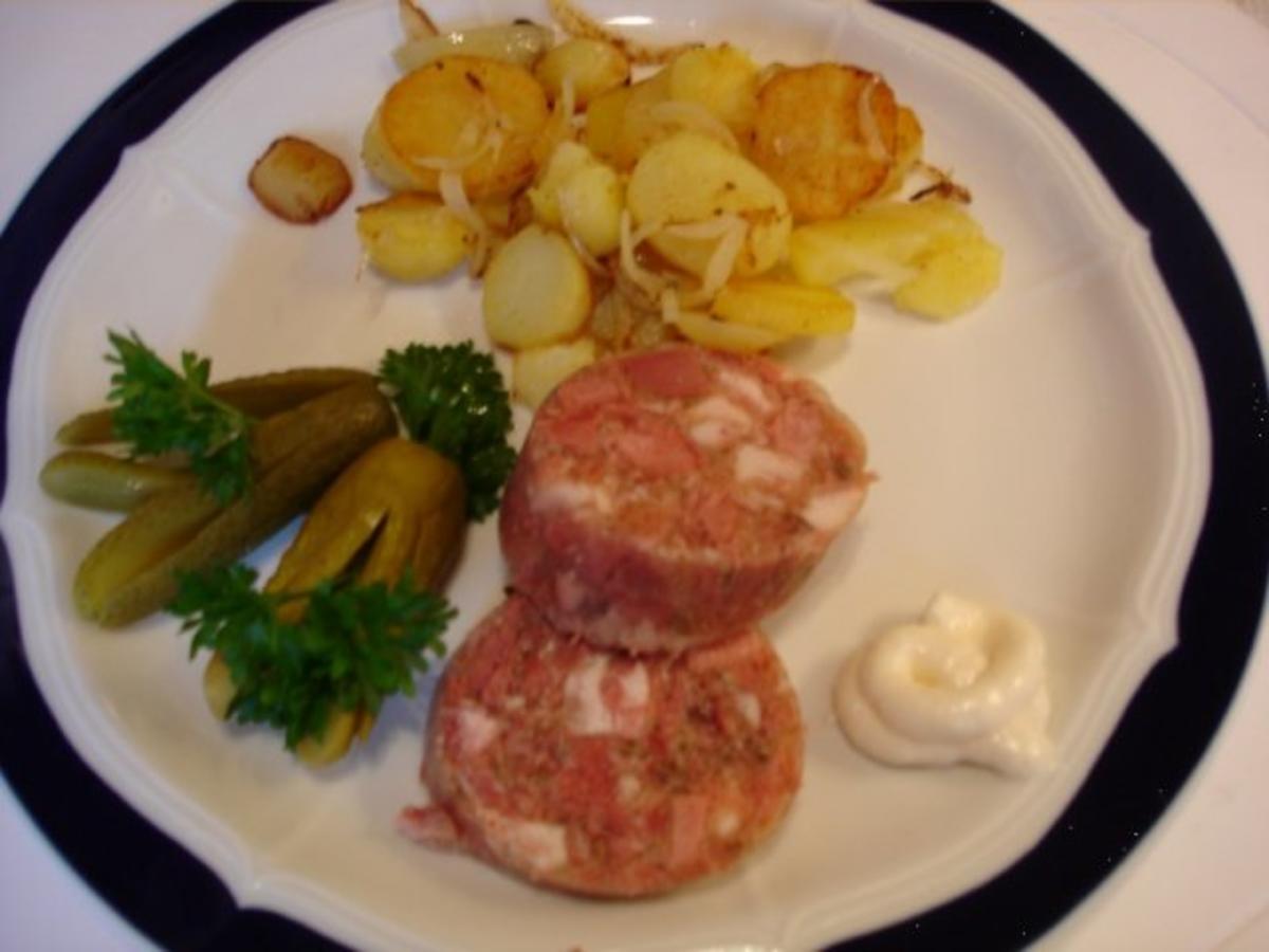 Bratkartoffeln mit Sülze - Rezept - Bild Nr. 13