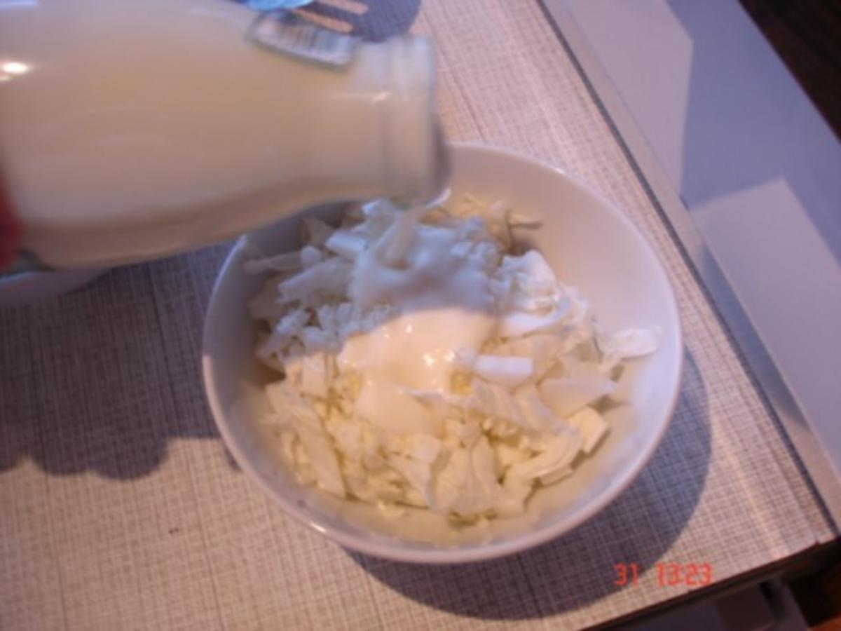 Bratkartoffeln mit Sülze und Chinakohlsalat - Rezept - Bild Nr. 13