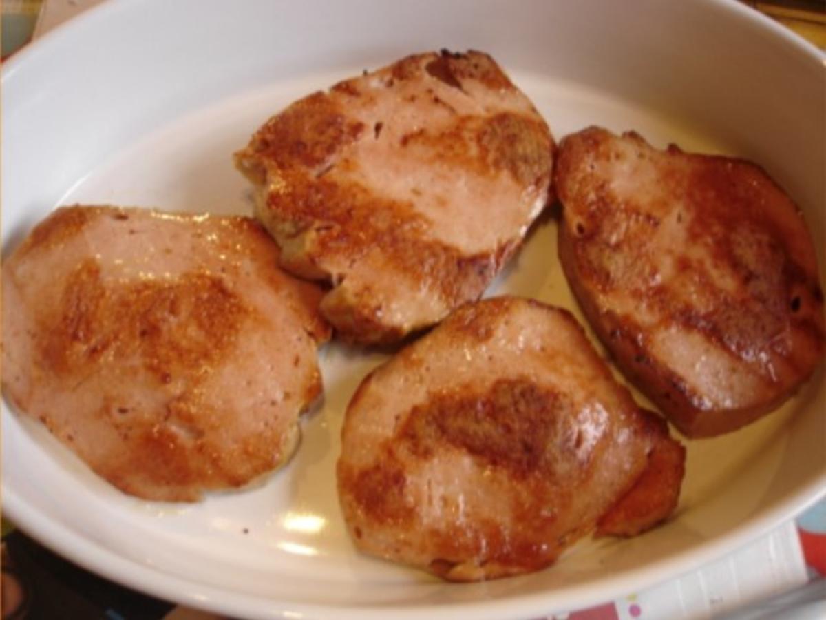 Bratkartoffeln, Leberkäse mit Spiegelei und Gurkensalat - Rezept - Bild Nr. 4