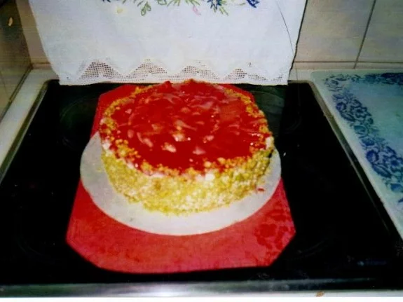 Ricotta-Erdbeermousse-Torte - Rezept