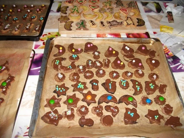 Bunte Plätzchen - Rezept