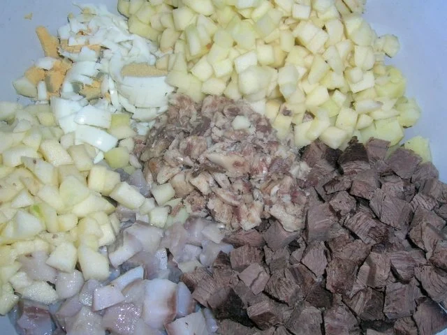 Weihnachtlicher Heringsalat nach alter Familientradition - Rezept - Bild Nr. 3