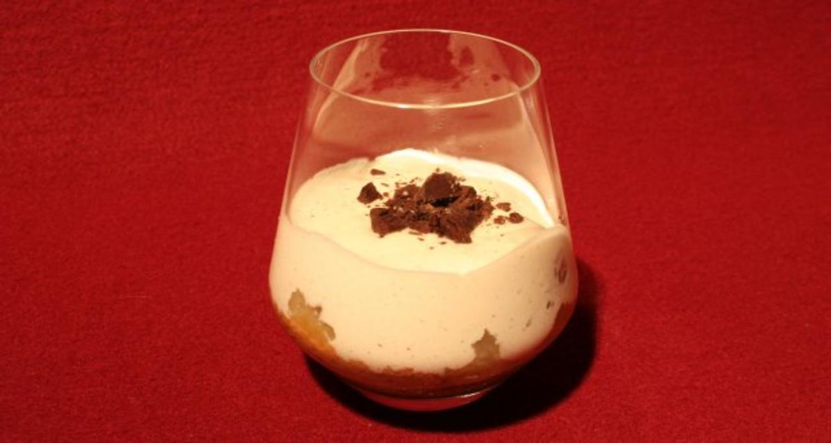 Bilder für Apfel-Mascarpone-Amarettini-Creme - Rezept