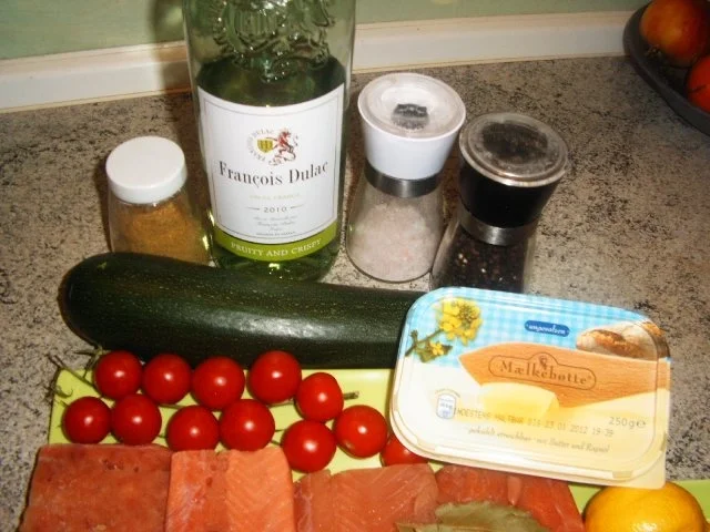 Lachs mit Gurken -Zuccinigemüse - Rezept - Bild Nr. 2