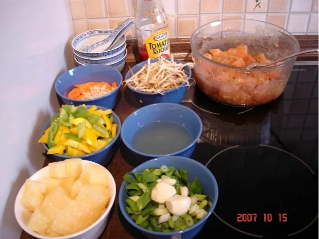 Rezept: Hühnerfleisch süß-sauer Bild Nr. 3 Hühnerfleisch süß-sauer - Rezept - Bild Nr. 3