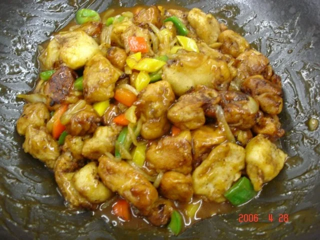 Rezept: Hühnerfleisch süß-sauer Bild Nr. 5 Hühnerfleisch süß-sauer - Rezept - Bild Nr. 5