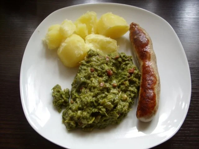 Grünkohl mit Bratwurst - Rezept