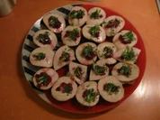 Gurkenscheiben mit Pute und Avocado - Rezept