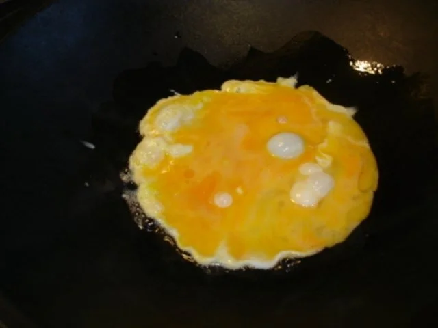 Chinesische Bratnudeln mit Ei, Hühnerfleisch und Gemüse - Rezept - Bild Nr. 5