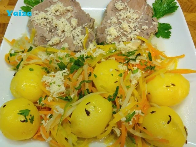 Rezept: Wurzelfleisch mit Kren Wurzelfleisch mit Kren - Rezept