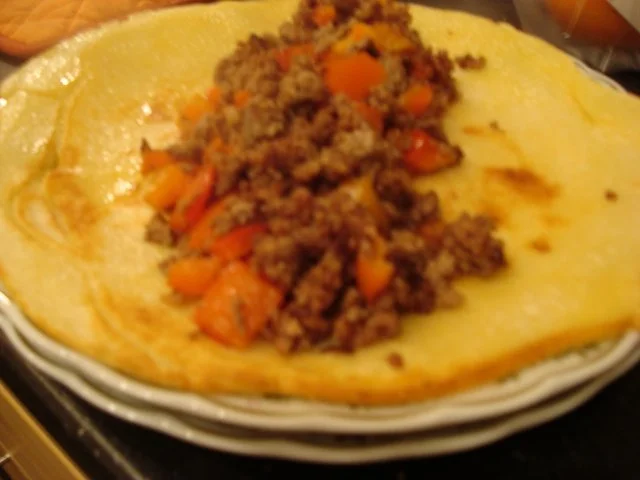 Rezept: Pfannkuchen - Hack - Rolle Bild Nr. 7 Pfannkuchen - Hack - Rolle - Rezept - Bild Nr. 7