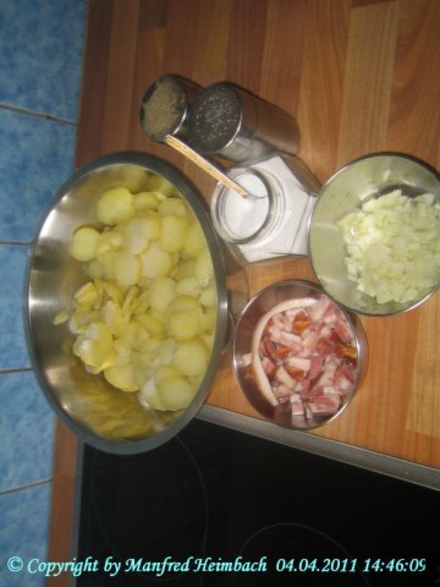 Kartoffeln - Ingrid’s feiner Speckkartoffelsalat - Rezept - Bild Nr. 3