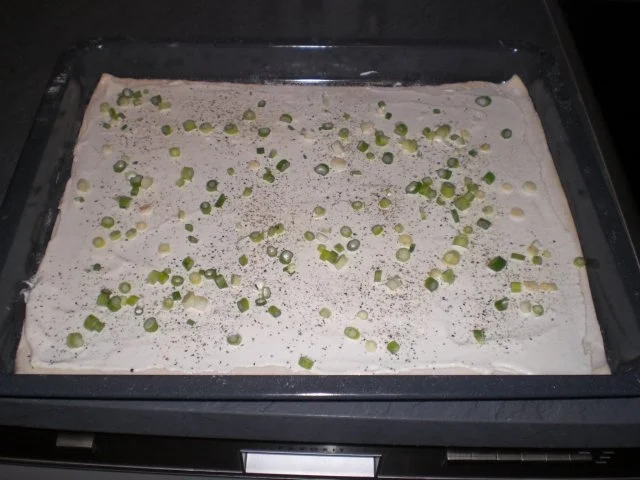 Rezept: Flammkuchen mit Räucherlachs Bild Nr. 6 Flammkuchen mit Räucherlachs - Rezept - Bild Nr. 6