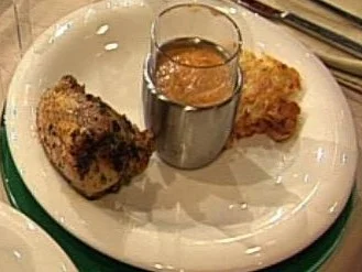 Hähnchenbrust im Kräutermantel mit warmem Gemüserelish und Kartoffelrösti (Detlef D! Soost - Rezept