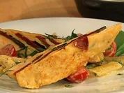 Chorizo-Basilikum-Poularde mit Basilikumrahm-Penne und Zitronen-Basilikumcreme (Männer) - Rezept