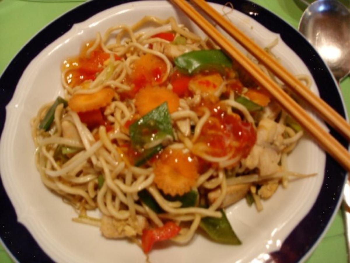 Chinesische Bratnudeln - Rezept