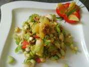 Staudenselleriesalat mit Birnen und Orangen - Rezept