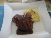 Hackbraten mit Selleriekartoffelstock - Rezept