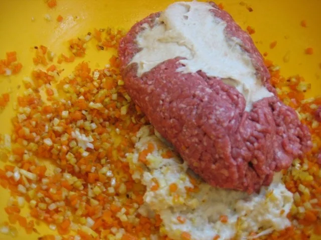 Rezept: Hackbraten mit Selleriekartoffelstock Bild Nr. 2 Hackbraten mit Selleriekartoffelstock - Rezept - Bild Nr. 2