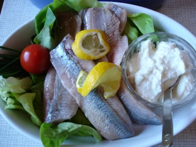 Rezept: Matjes mit Pellkartoffeln Matjes mit Pellkartoffeln - Rezept