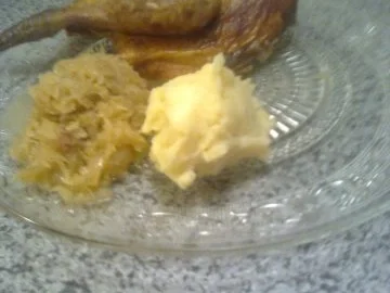 Perlhuhn mit Ananaskraut + Kartoffelstampf - Rezept - Bild Nr. 4