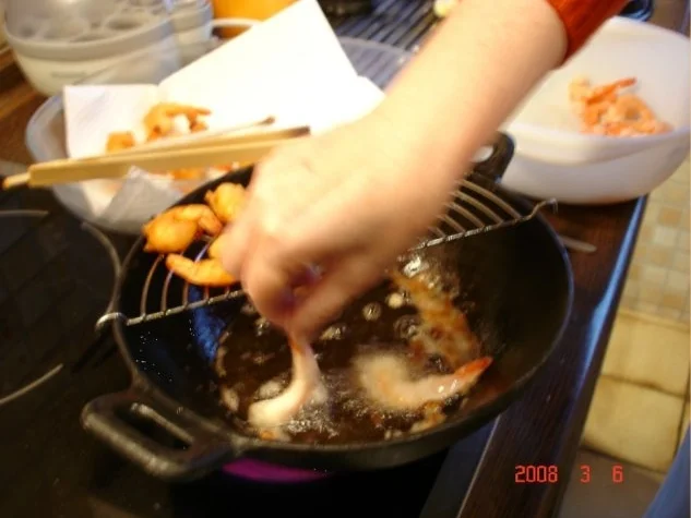 Frittierte Honig-Garnelen - Rezept - Bild Nr. 3