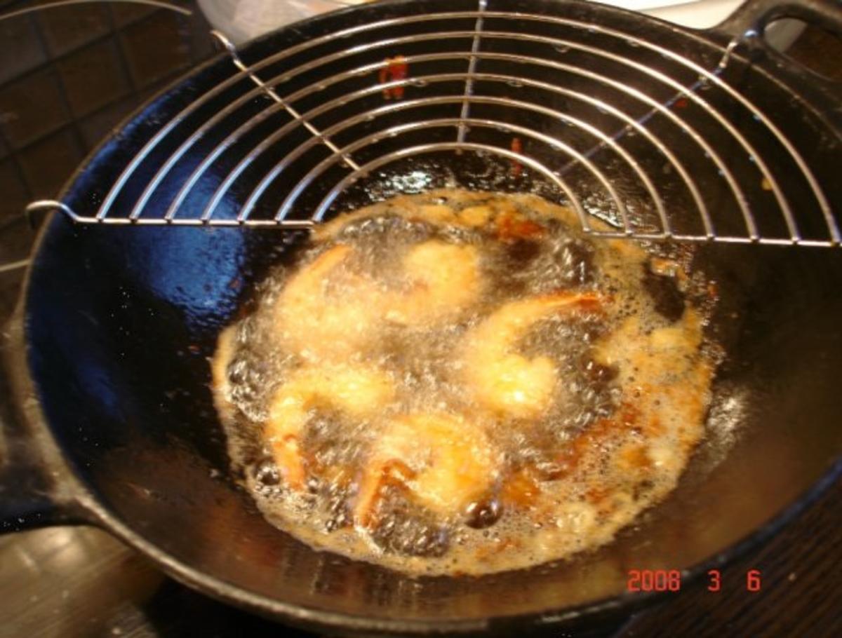 Frittierte Honig-Garnelen - Rezept - Bild Nr. 4