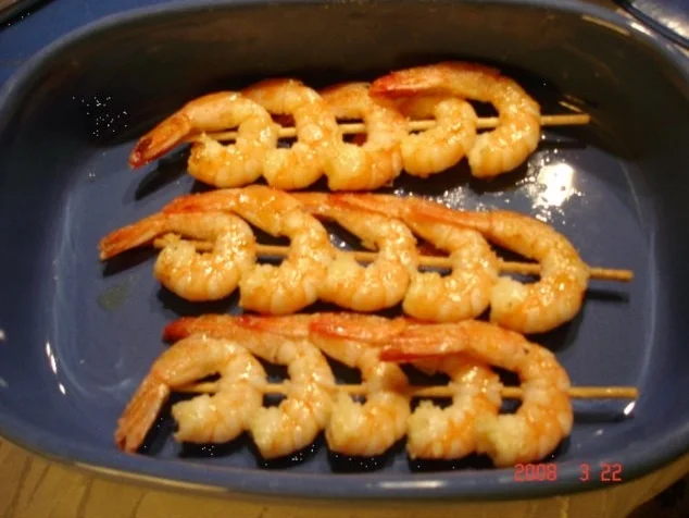 Garnelenspieße - Rezept