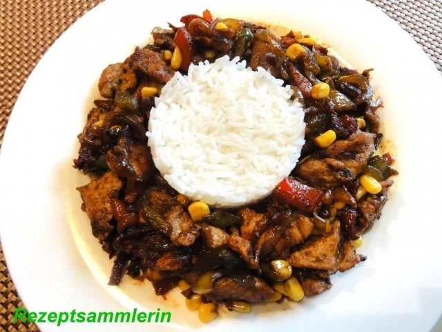 Fleisch:    FLEISCH - GEMÜSE -  PFANNE - Rezept