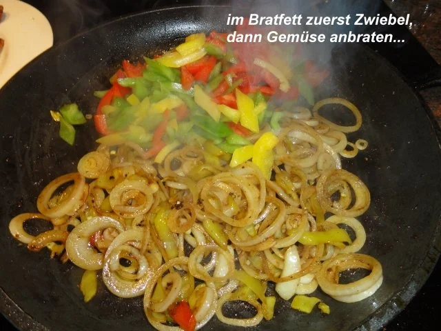 Fleisch:    FLEISCH - GEMÜSE -  PFANNE - Rezept - Bild Nr. 5
