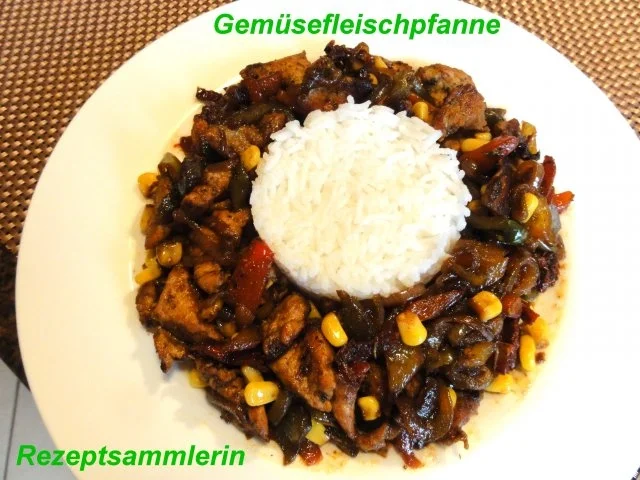 Fleisch:    FLEISCH - GEMÜSE -  PFANNE - Rezept - Bild Nr. 6