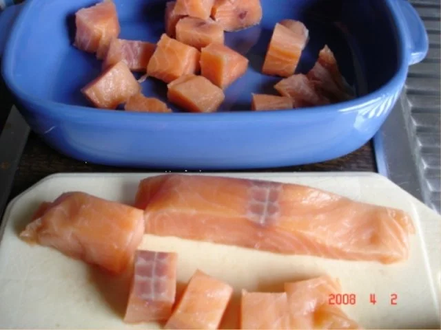 Rezept: Lachsfilet mit Frühlingszwiebeln Bild Nr. 6 Lachsfilet mit Frühlingszwiebeln - Rezept - Bild Nr. 6