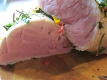 Schweinefilet mit Orangen-Chili Mantel - Rezept - Bild Nr. 4