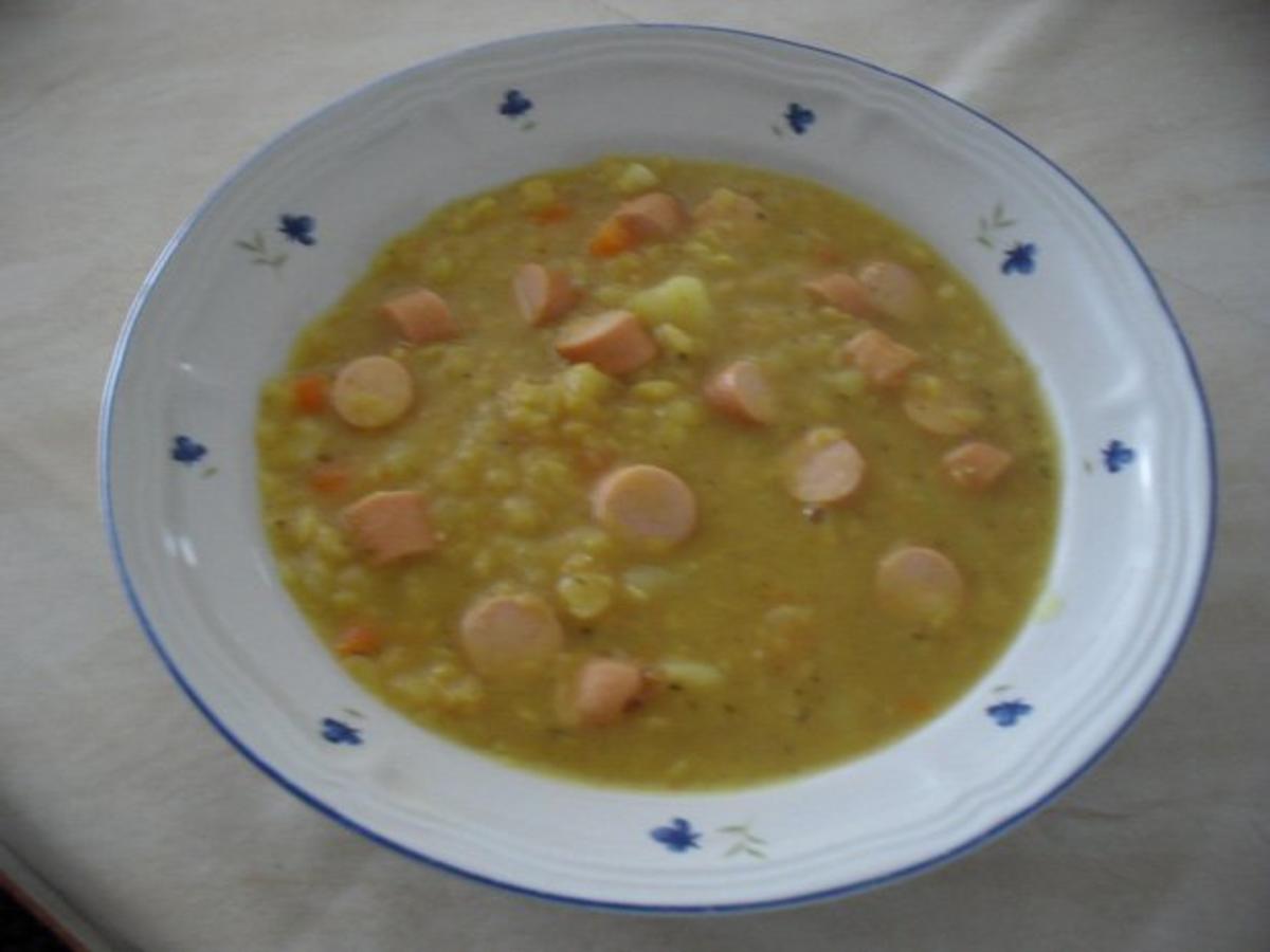 Suppe: Erbsensuppe - Resteverwertung - Rezept - Bild Nr. 6