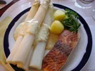 Lachs mit Spargel und Kartoffeln - Rezept