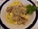 Bandnudeln mit Pilzen - Rezept