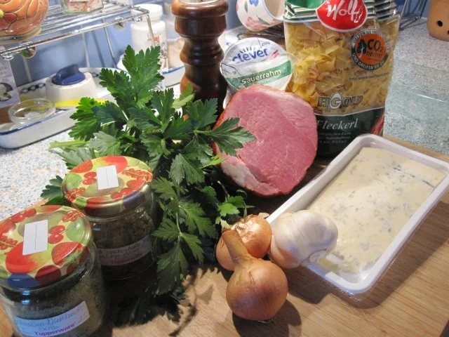 Rezept: Gorgonzola-Auflauf mit Schinken Bild Nr. 2 Gorgonzola-Auflauf mit Schinken - Rezept - Bild Nr. 2