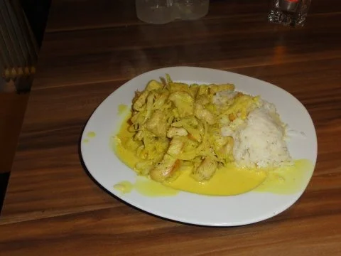 Orangen Curry mit Ingwer Basmati - Rezept