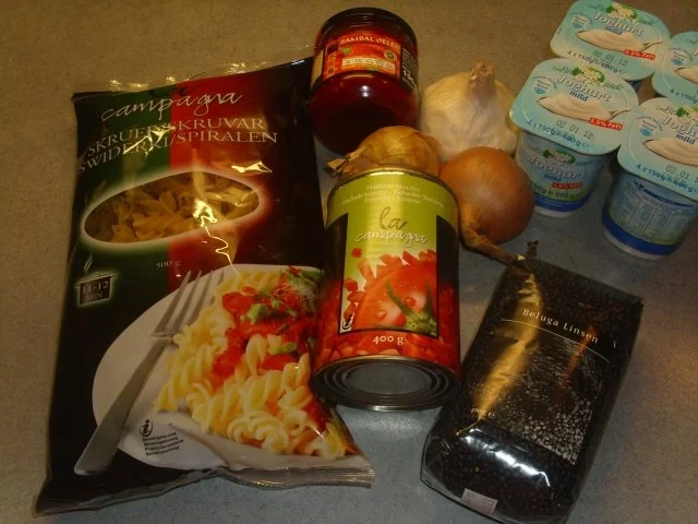 Nudeln mit Belugalinsen - Rezept - Bild Nr. 2