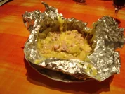 Nudelnester in Alufolie - Rezept