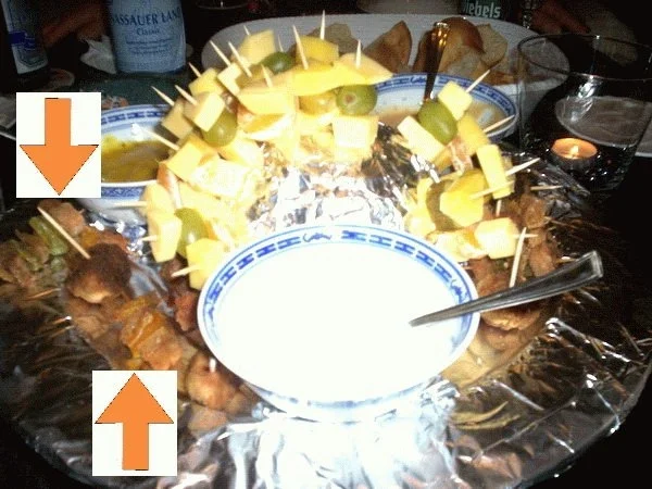 Rezept: Mini Schaschlik Spieße aus der Friteuse Mini Schaschlik Spieße aus der Friteuse - Rezept