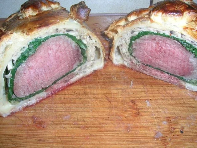 Filet Wellington - nach meiner Art - , mit Safransauce - Essen zum 3ten Advent - Rezept