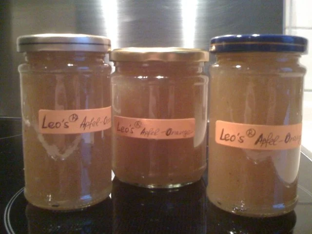 Rezept: Leo´s Apfel-Orangen-Konfitüre Leo´s Apfel-Orangen-Konfitüre - Rezept