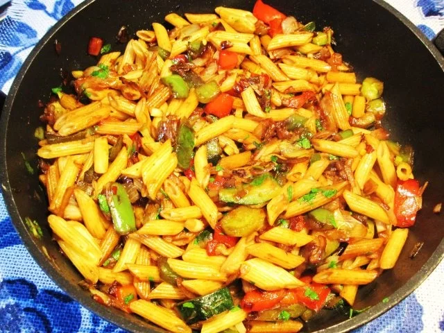 Gemüse-Nudeln - Rezept - Bild Nr. 4