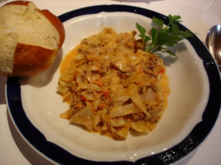 Weißkohl Hackfleisch Pfanne - einfach - von MausVoh