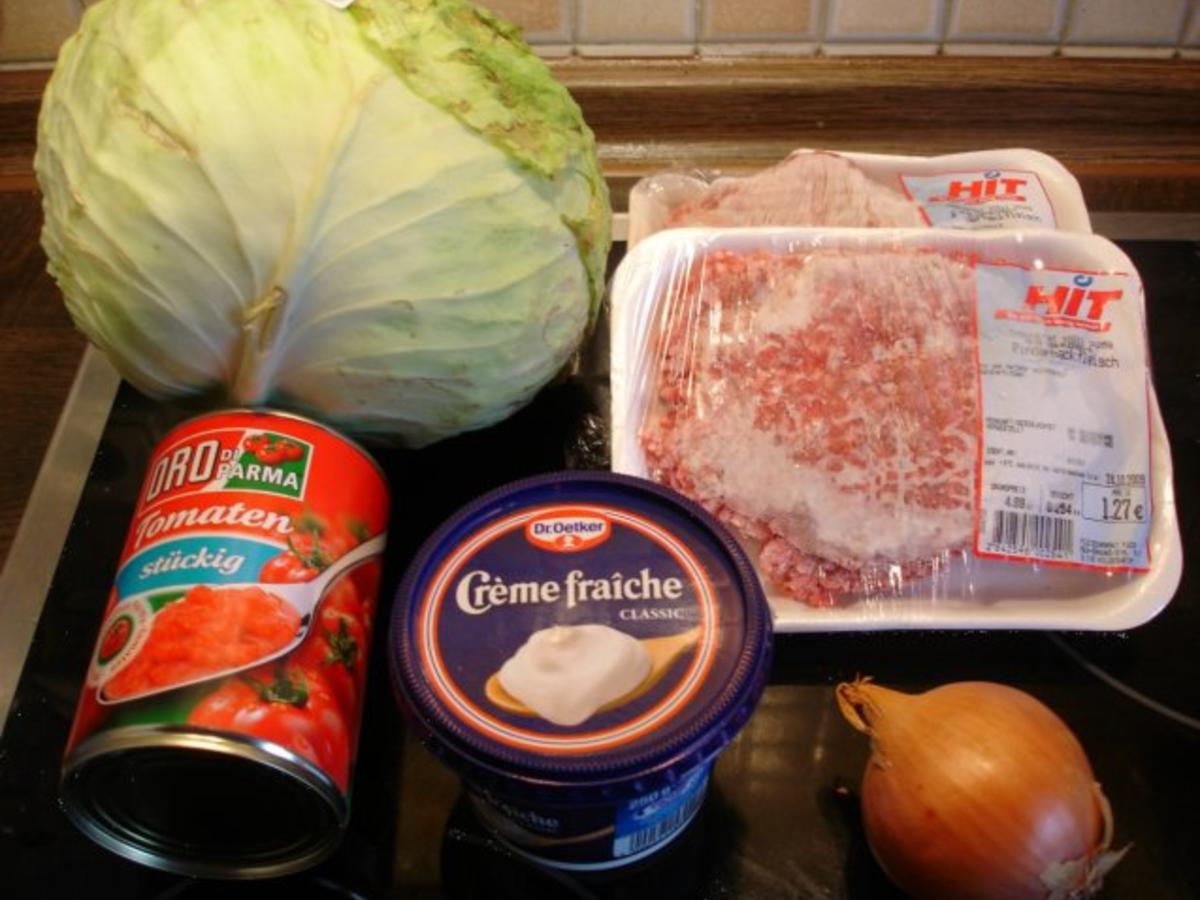 Weißkohl Hackfleisch Pfanne - einfach - von MausVoh