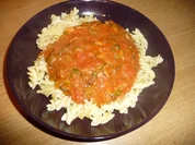 Kunterbunte Tomatensoße - Rezept