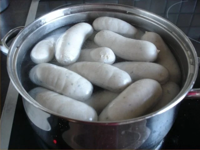 Weißwurst mit süßem Senf und Brezeln - Rezept - Bild Nr. 5